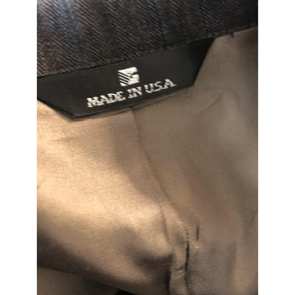 Chaps by Ralph Lauren Blazer Mens 42R Herringbone Pinstripe Made USA Barneys